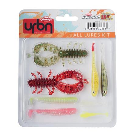 Σετ Μαλακών Τεχνητών Δολωμάτων Berkley Urbn All Lures Kit