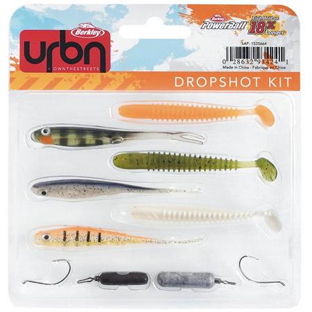 Σετ Μαλακών Τεχνητών Δολωμάτων Berkley Urbn Kit Dropshot
